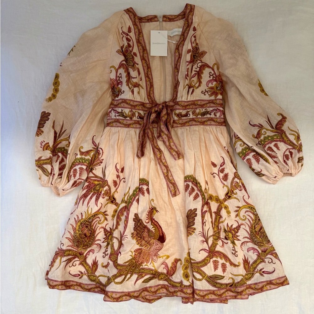 Embroidered Bohemian Dress